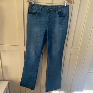 Attitude unknown medium wash bootcut jeans size 8